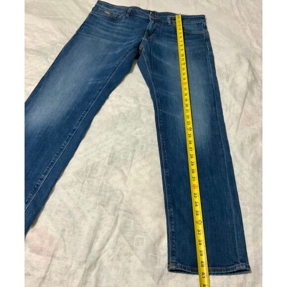 HUGO BOSS 'DELAWARE3' Stretch Blue Denim Jeans Size W36x32 - Picture 7 of 8